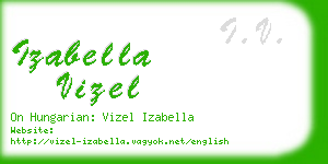 izabella vizel business card